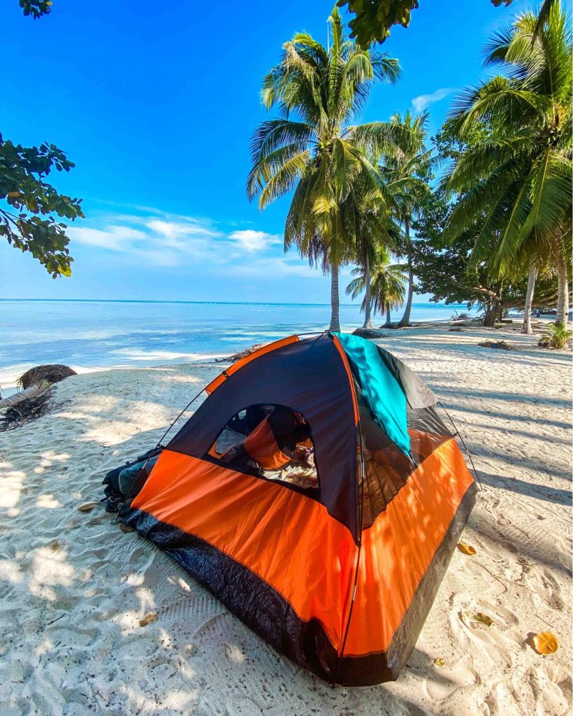 tente avec vue balabac